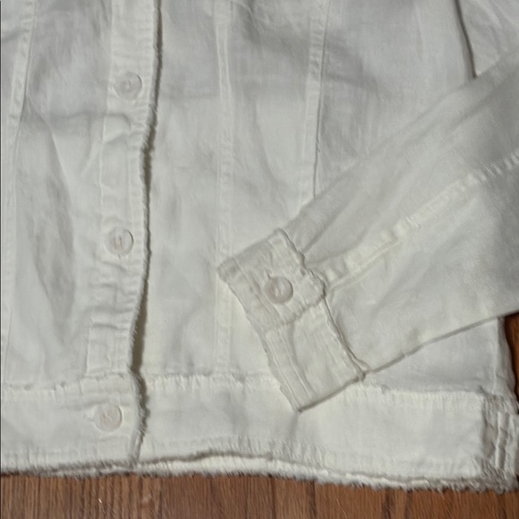 New Nicole Miller White Linen Jacket - Picture 6 of 8